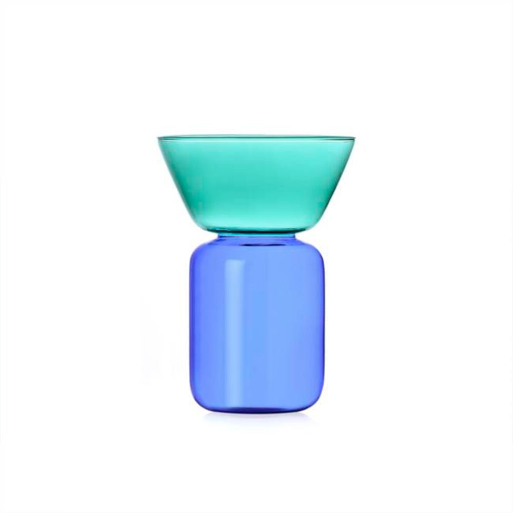 Vase Gelée Light Blue Petrol Small