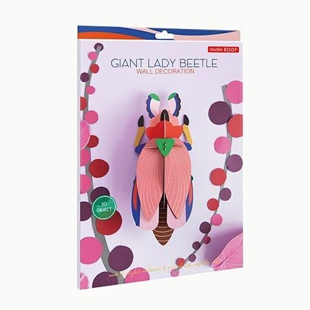 Giant Lady Beetle Wall Decoration