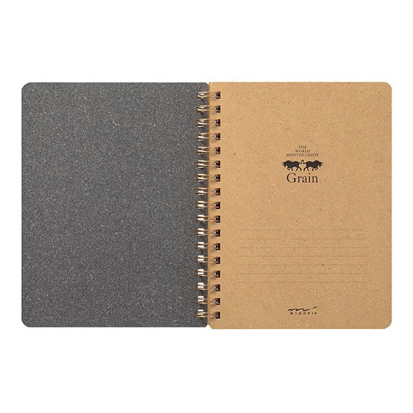 WM Ring Notebook Grain B6 Variante Marron Foncé