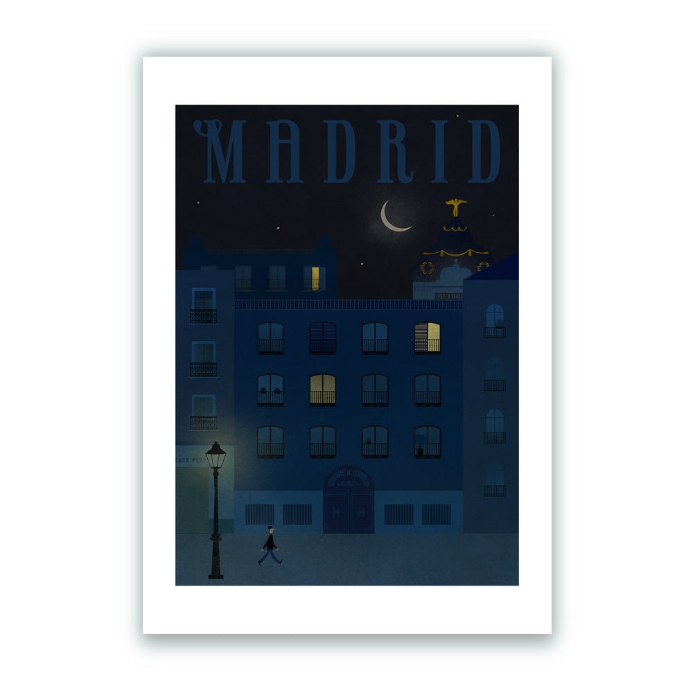 La Luna de Madrid A3 Giclée Print