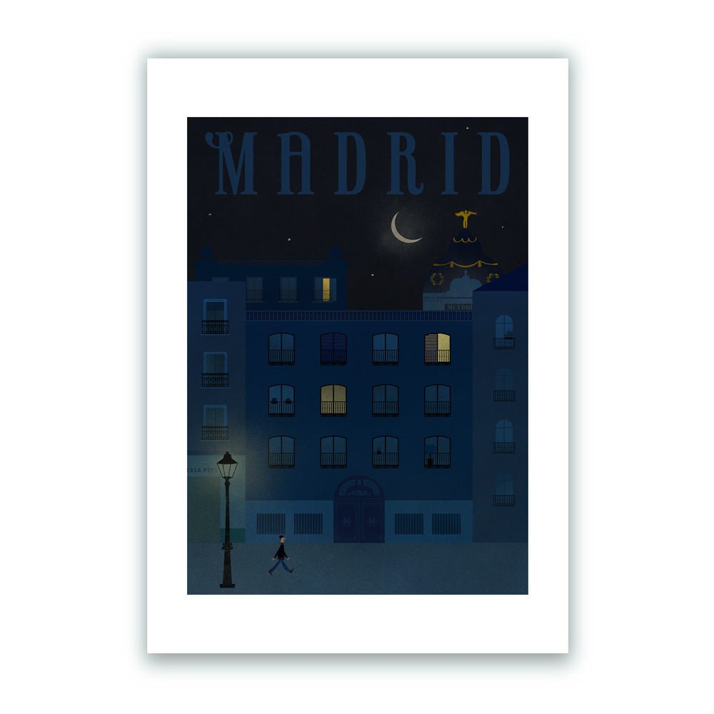 La Lune de Madrid A4 Giclée Print