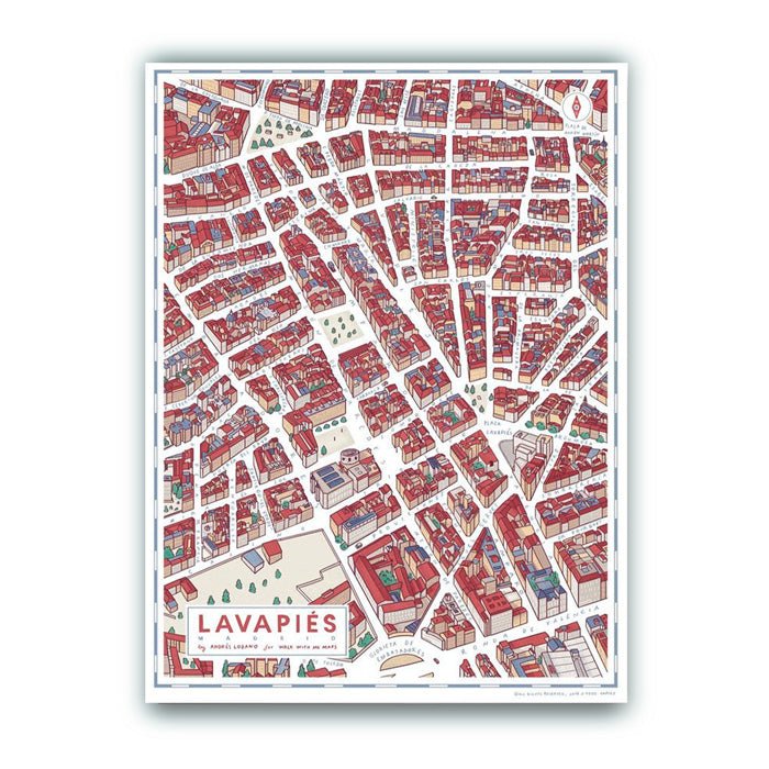 Mapa de Madrid - Lavapiés