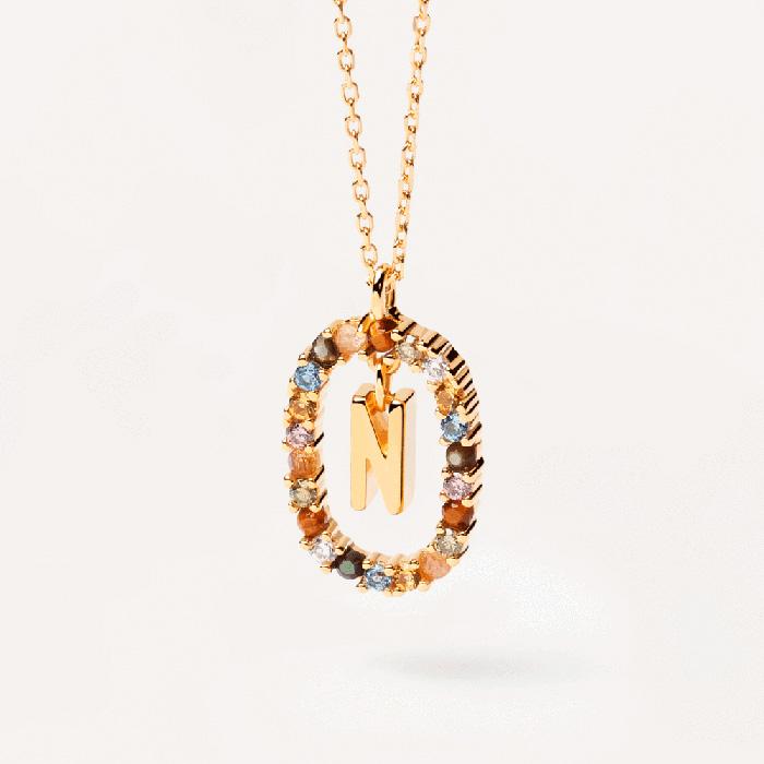 Collier Lettre Or N