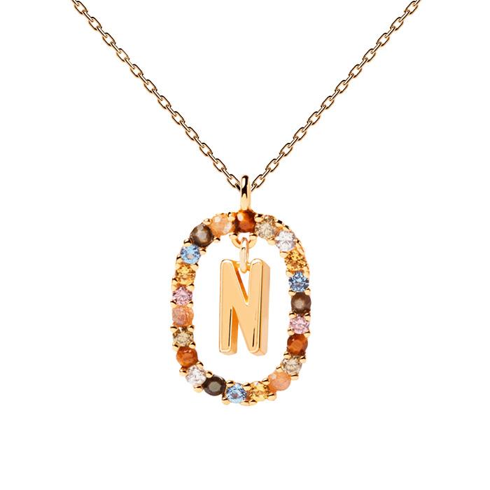 Collier Lettre Or N
