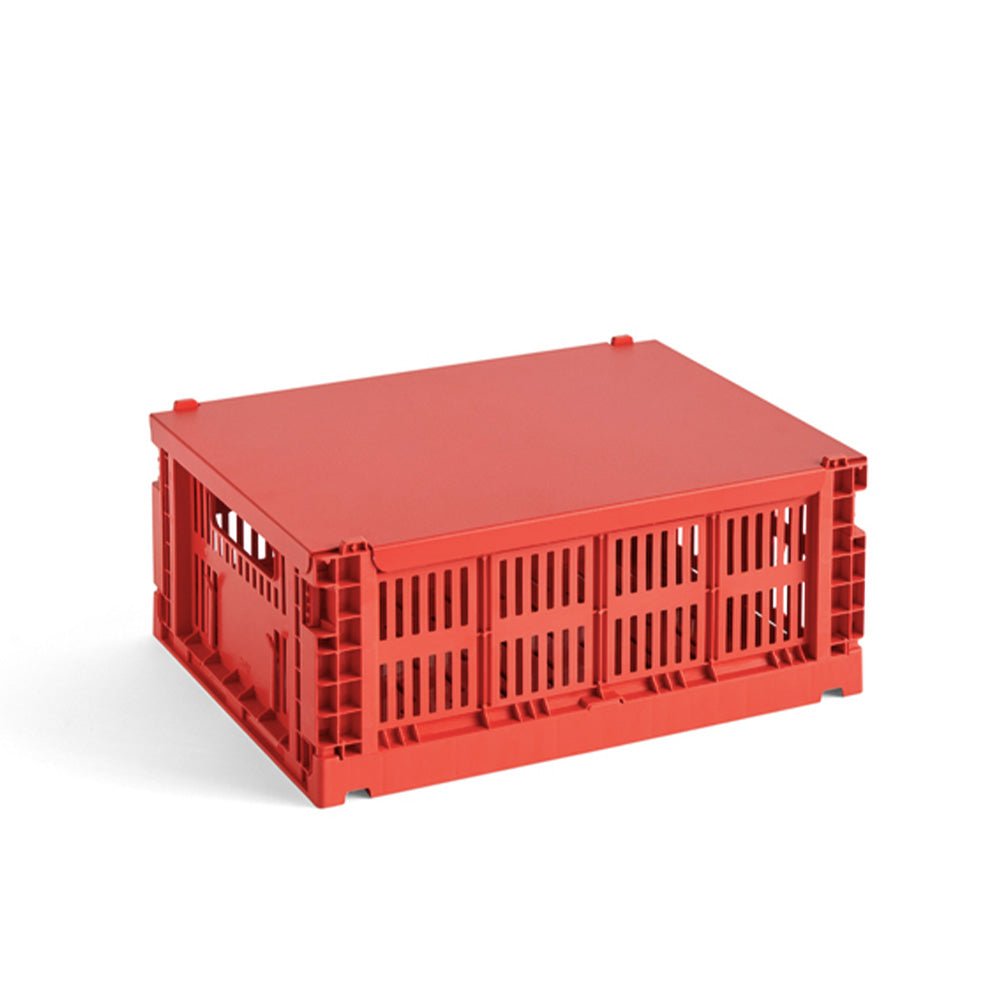 Tapa para Cajas Color Crate M Roja