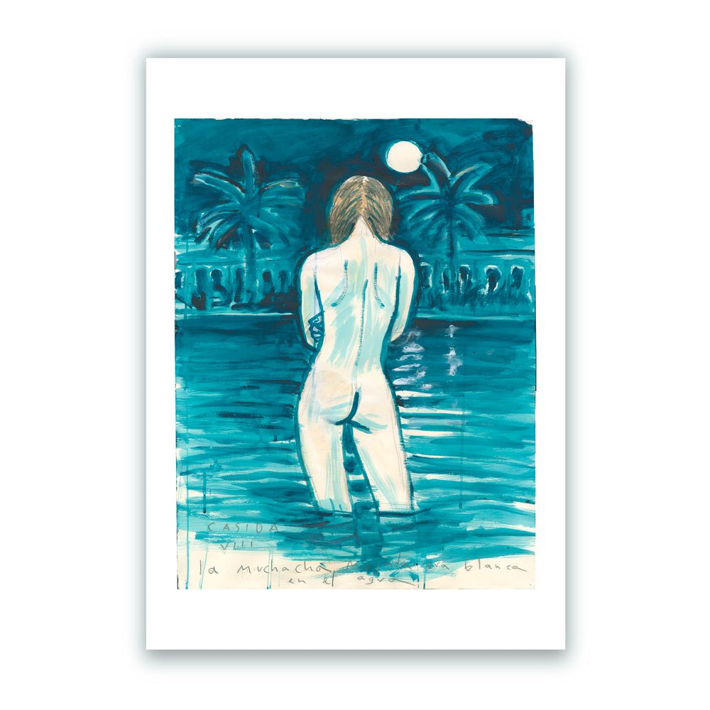 Lorca « Blanca en el Agua » Giclée Print A4