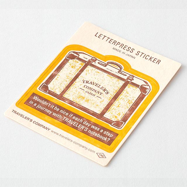 Letterpress Sticker Yellow (Limited Edition)