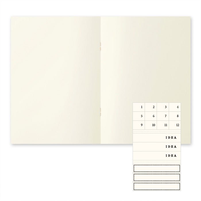 MD Notebook Light A5 Blank (Pack of 3)