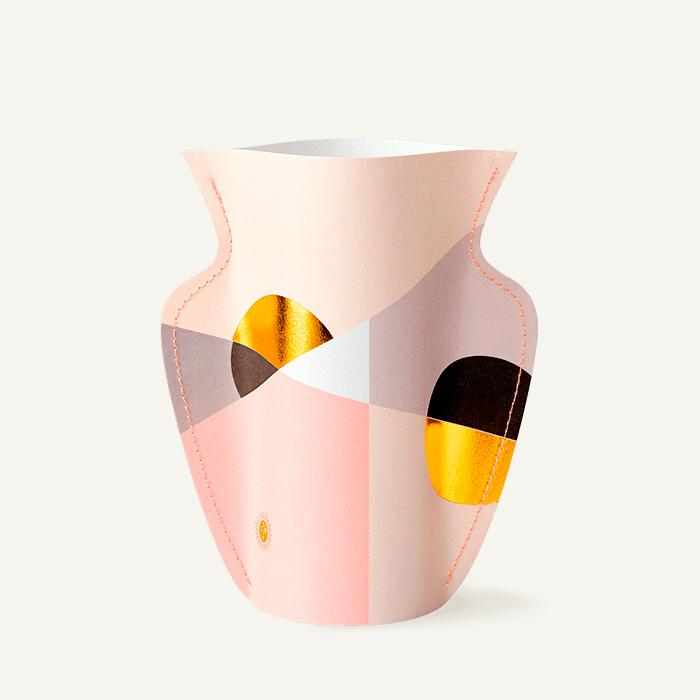 Mini Paper Vase Siena Pink