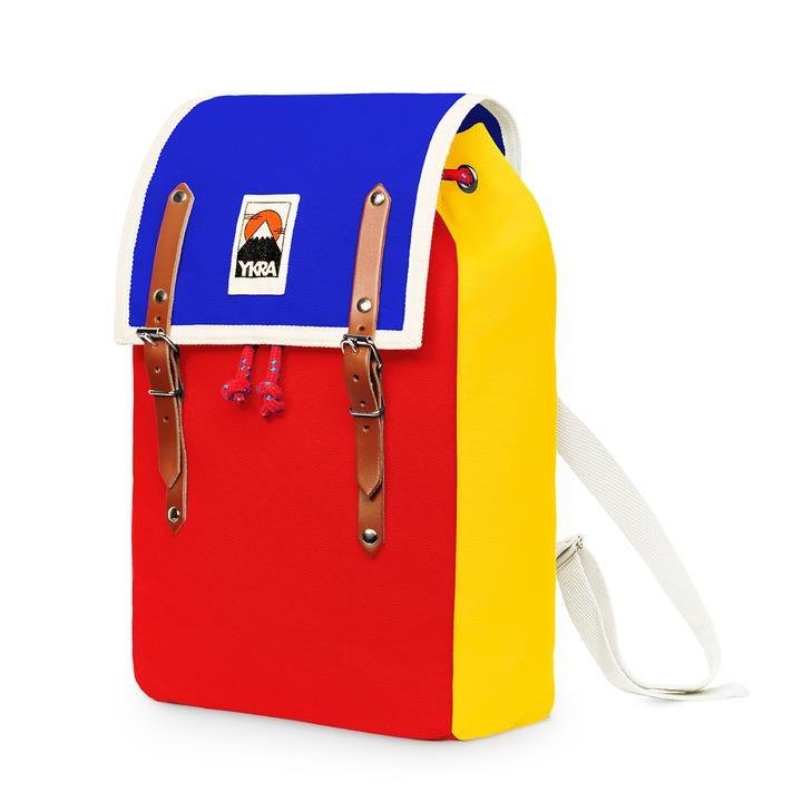 Matra Mini Cotton Strap Backpack Blue Red Yellow