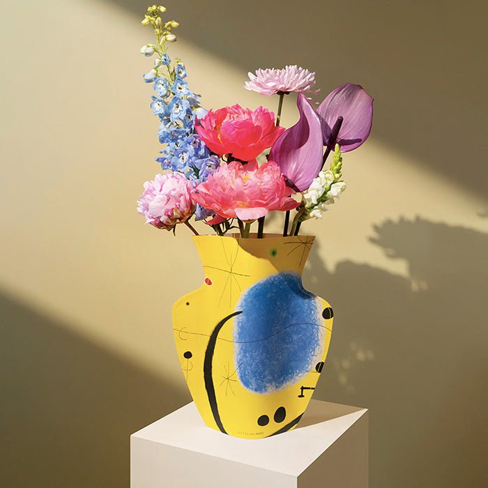 Paper Vase Miró L'Or De l'Azur