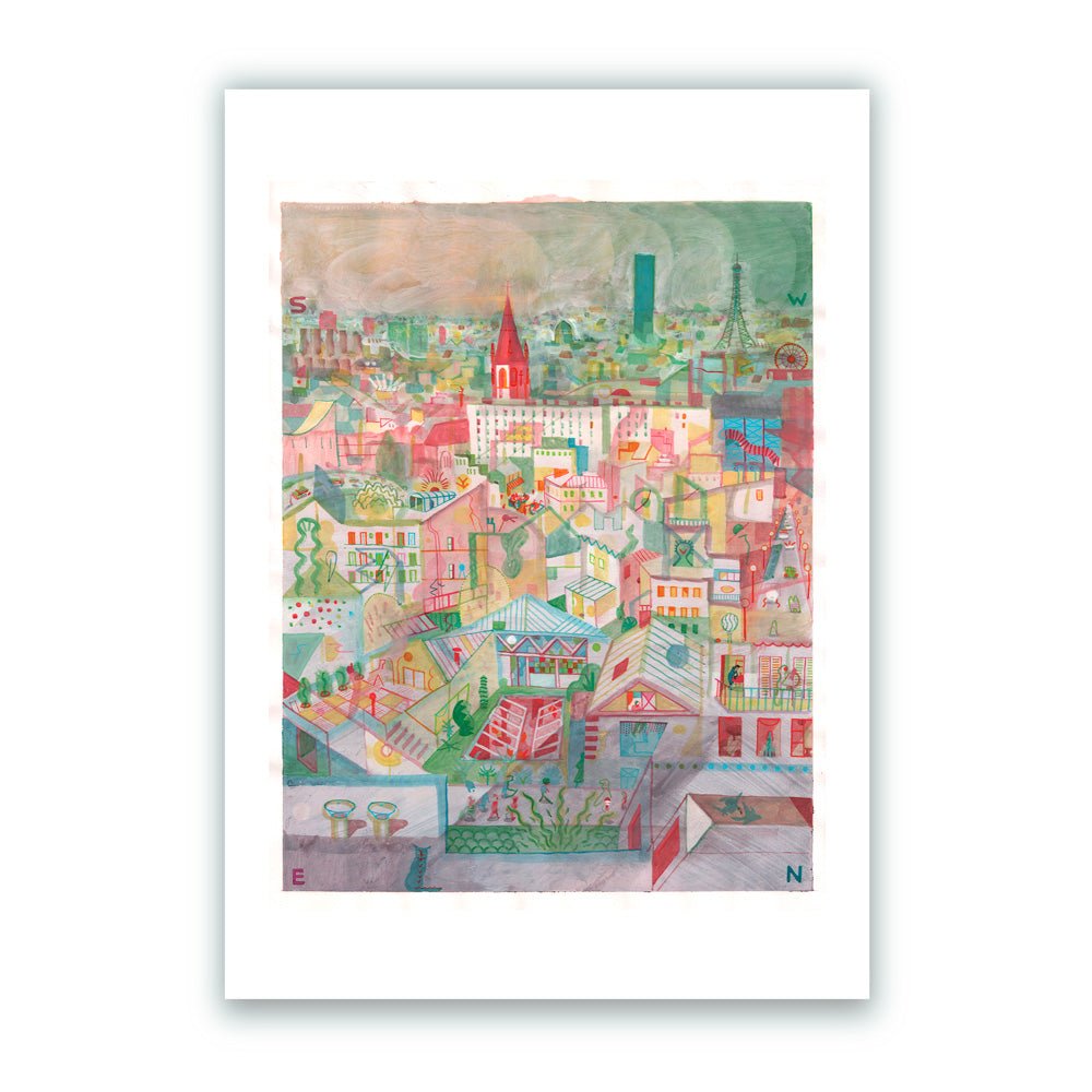 Vue du matin A3 Giclée Print