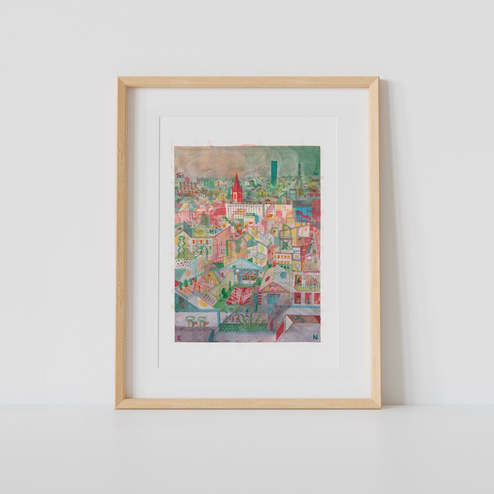 Vue du matin A3 Giclée Print