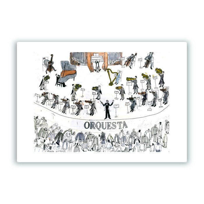 Orquesta Giclée Print A3