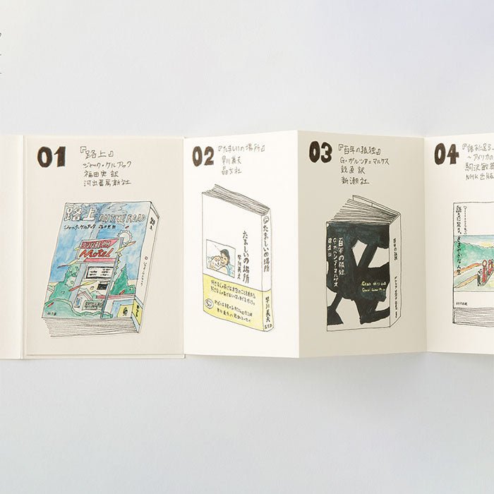 Recharge pour carnet de voyage 018 Papier accordéon - Format passeport