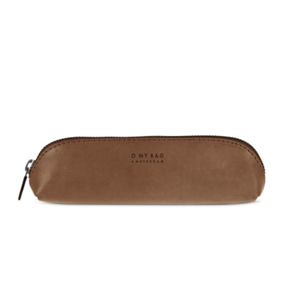 Pencil Case Small Classic Leather Camel