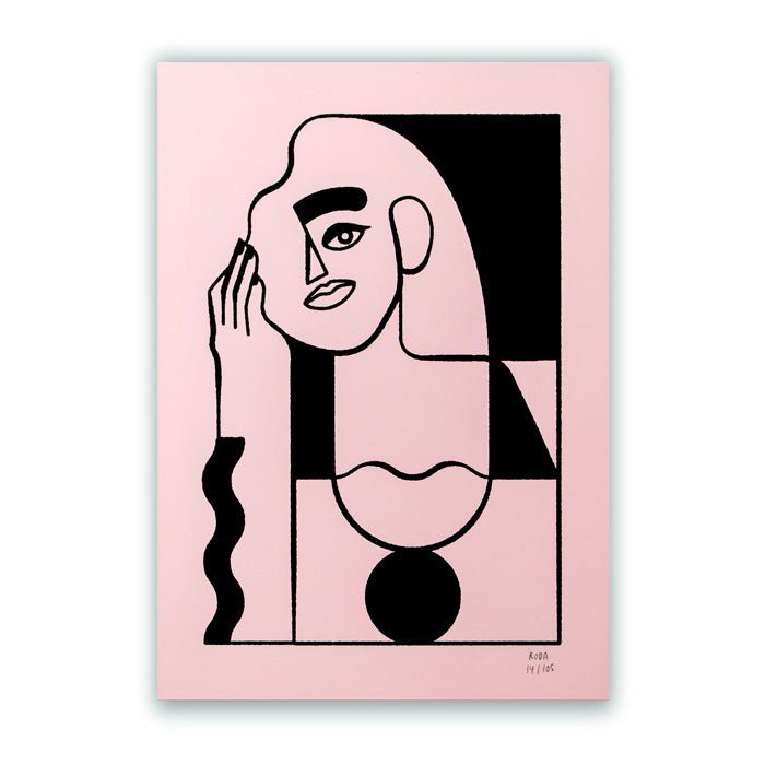 Pink Woman Serigrafía A3