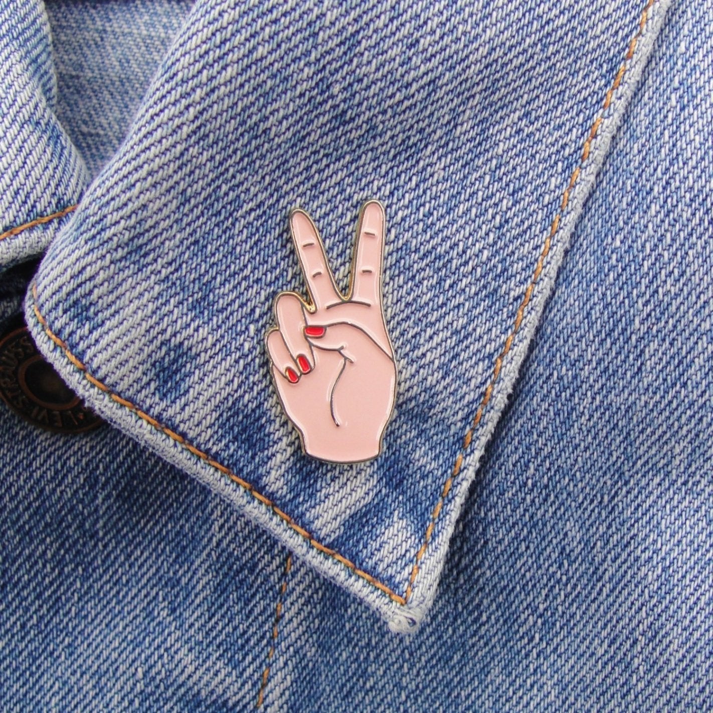 Peace Out Pin