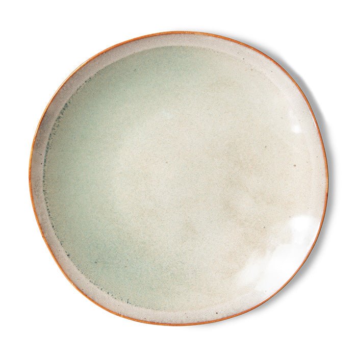 70s Ceramics Side Plate Mist