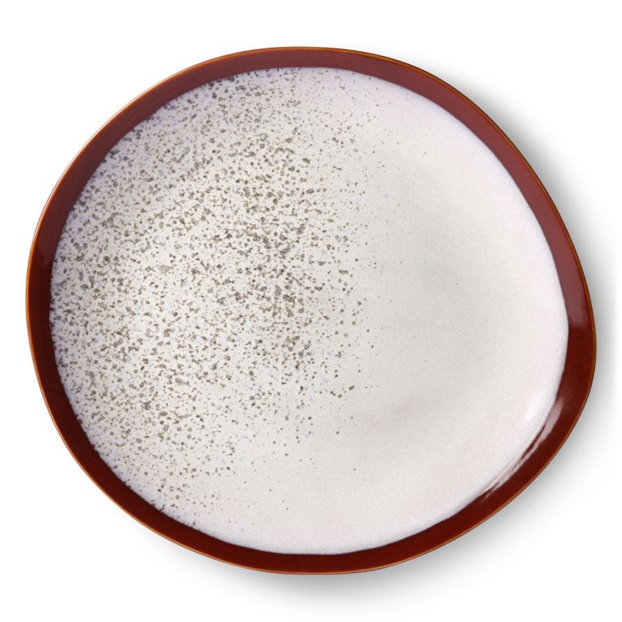 70s Ceramics Dinner Plate Frost