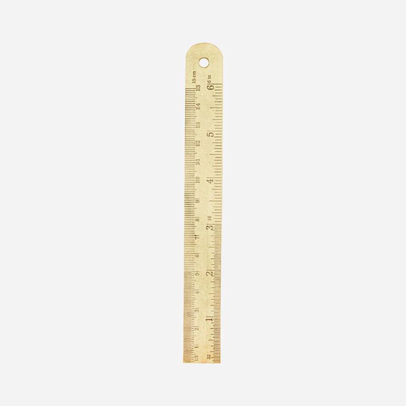 Ruler brass 15cm