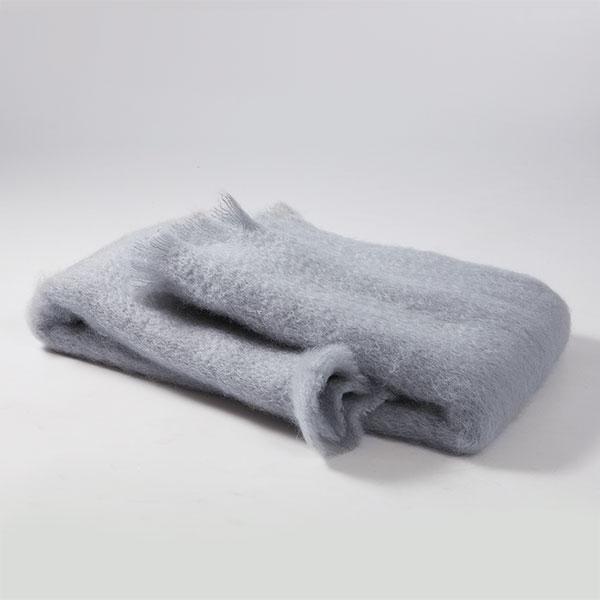 Mohair Scarf Indigo Grey 014 35x170