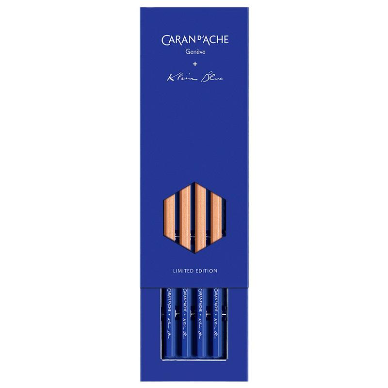 Set of 4 Graphite Pencils KLEIN BLUE - Limited Edition