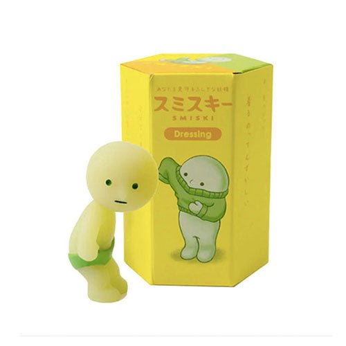 正規品シークレットSMISKI スミスキー Dress+Exerci Serie Dressing Smiski Brilla en la Oscuridad
