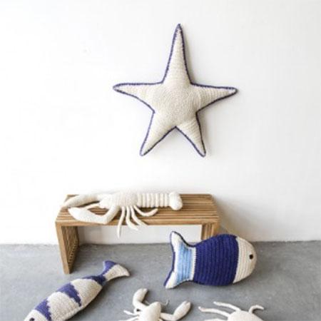 Estrella de Mar Decoración Crochet