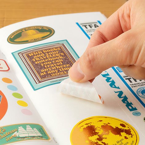 TRAVELER'S notebook B-Sides & Rarities Recharge Sticker Release Paper Regular Size
