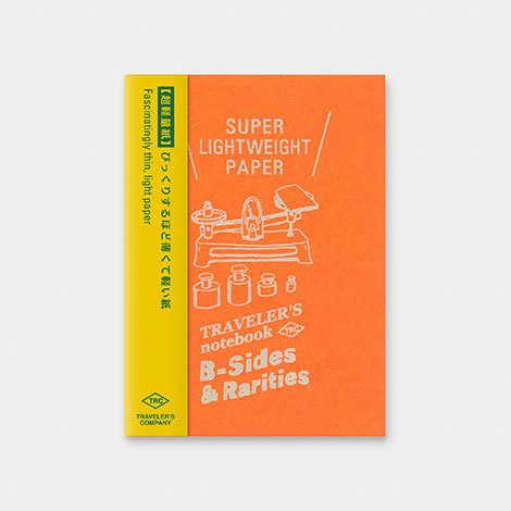 TRAVELER'S notebook Caras B y Rarezas Recambio Papel Super Fino Tamaño Pasaporte