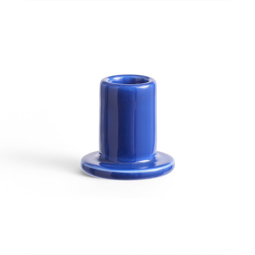 Tube Candleholder Small Blue
