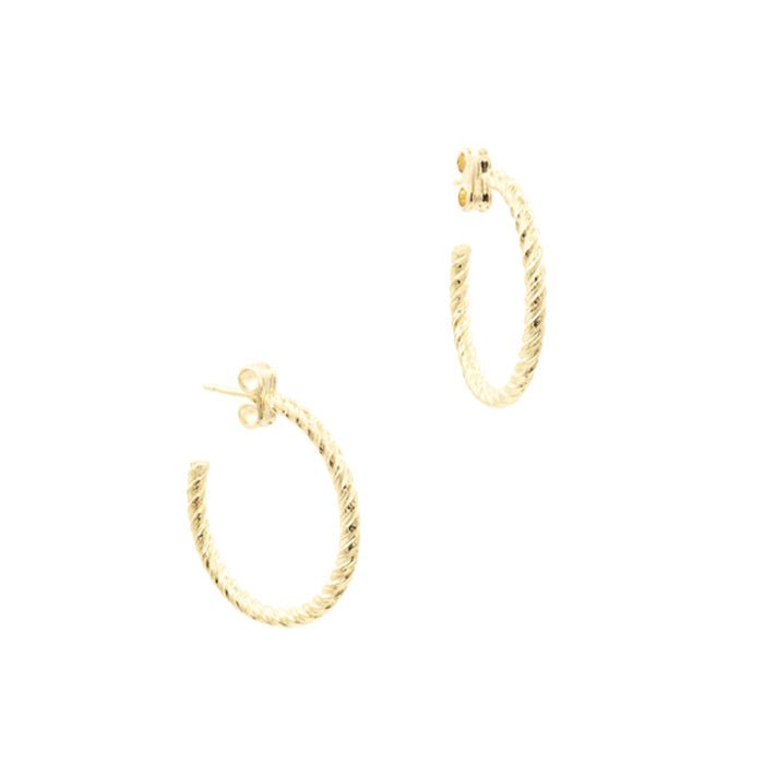 Twirls Earrings Gold