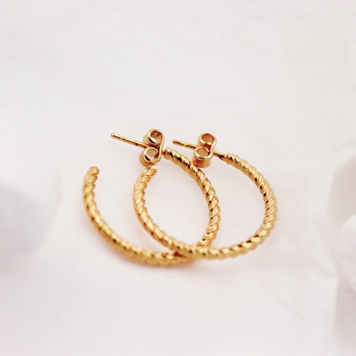 Twirls Earrings Gold