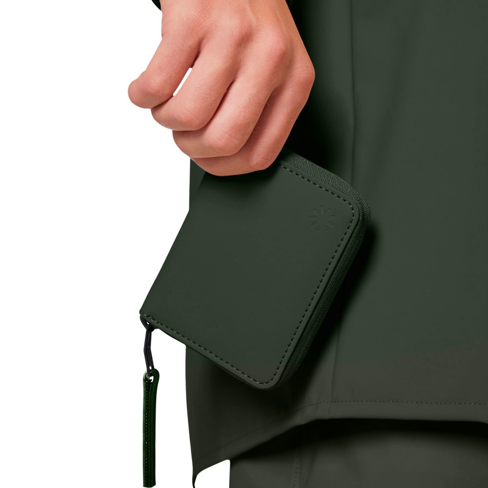 Mini portefeuille vert