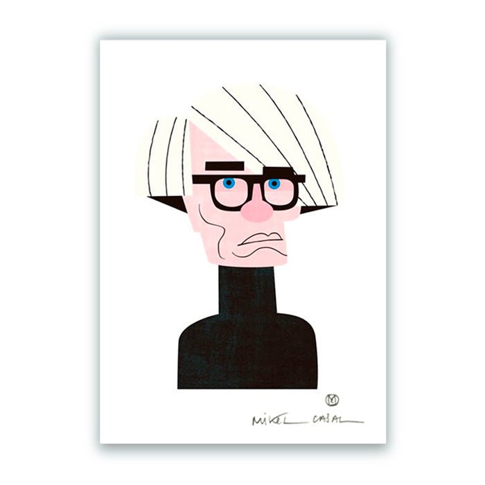Impression sur papier d'art Warhol A5