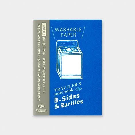 TRAVELER'S notebook Recharge B-Sides & Rarities Papier Lavable Taille Passeport