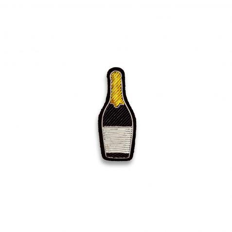 Champagne Hand-embroidered Pin