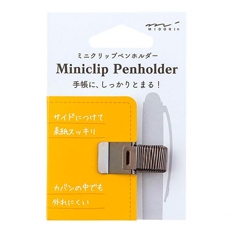 Mini Clip Pen Holder Black