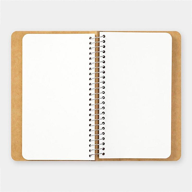 Spiral Ring Notebook A6 Slim MD White