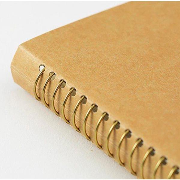 Spiral Ring Notebook A6 Slim Paper Pocket